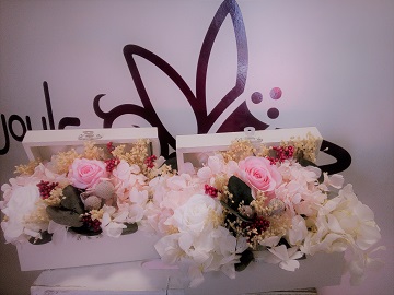 Cofres con flores preservadas